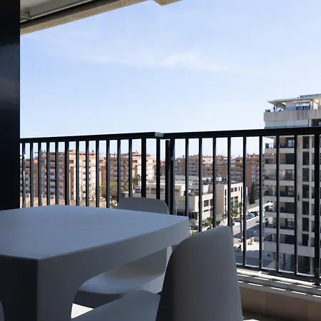 Apartment Con Vistas Al Mar, Piscina Y Pista De Paddle Valencia